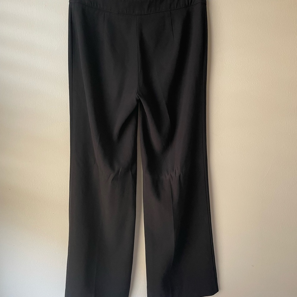 Cache black low rise dress work pants trousers size 0 petite waist 27 x 27 EUC - Picture 8 of 8